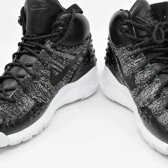 Nike Lupinek Flyknit Oreo Black Gray 862505-001 - Picture 3 of 5